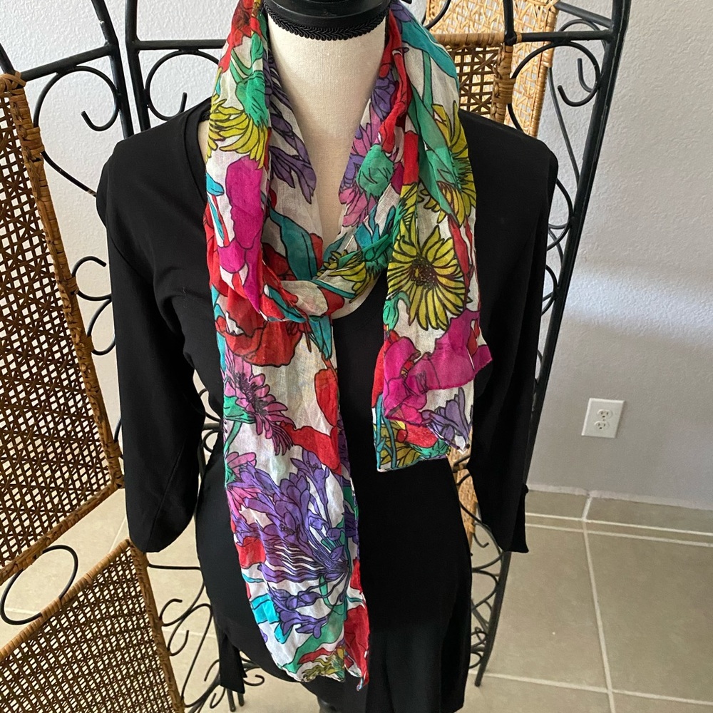 Floral Scarf